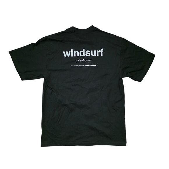 Shaka Wear Windsurf T-Shirt Men’s Large Black Graphic - Picture 5 of 5